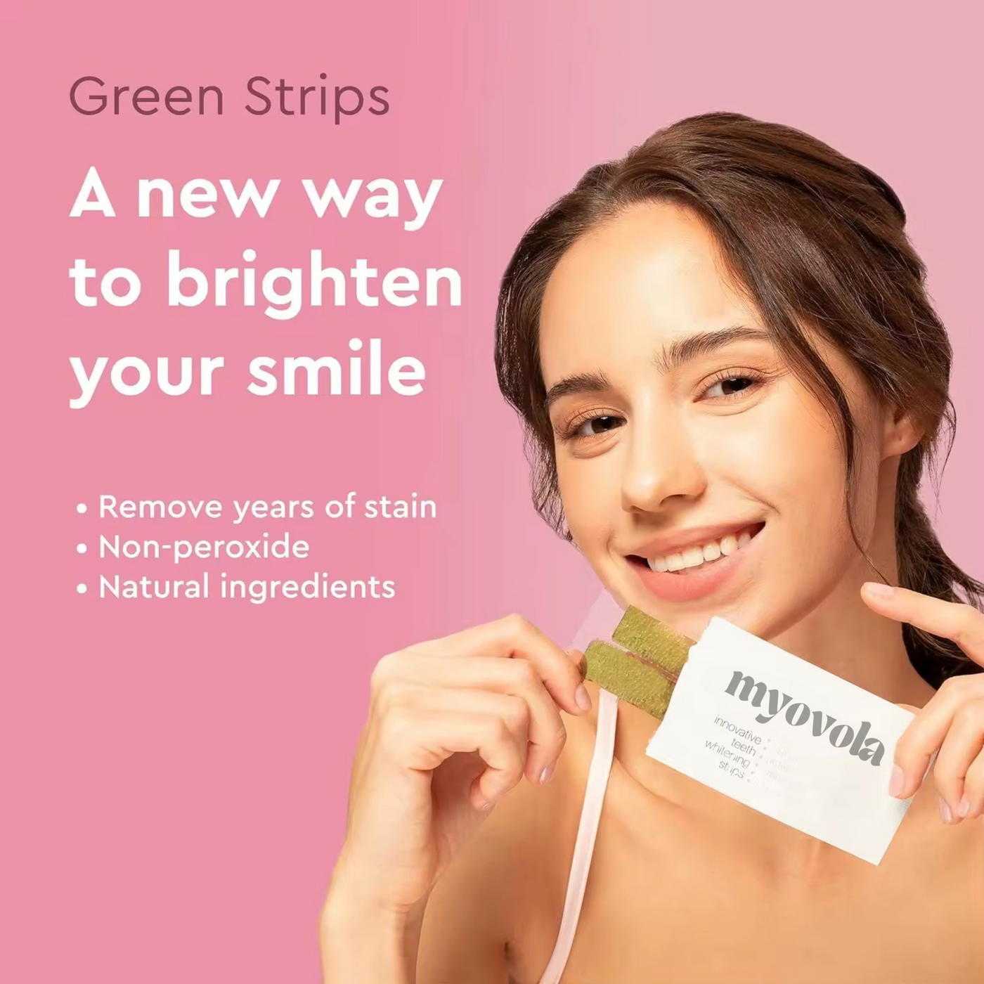 Myovola - Green Whitening Strips